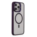 BUĞZ Joko İphone 15 Pro Kılıf Roblox Lens Magsafe Standlı Kapak - Derin Mor