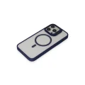 BUĞZ Joko İphone 15 Pro Kılıf Roblox Lens Magsafe Standlı Kapak - Lacivert