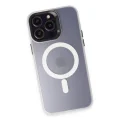 BUĞZ Joko İphone 15 Pro Max Kılıf Mateks Magsafe Kapak - Beyaz