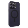 BUĞZ Joko İphone 15 Pro Max Kılıf Mateks Magsafe Kapak - Derin Mor