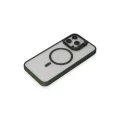 BUĞZ Joko İphone 15 Pro Max Kılıf Roblox Lens Magsafe Standlı Kapak - Koyu Yeşil