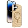 BUĞZ Joko İphone 16 Stella Pc Sert Magsafe Kılıf - Gold