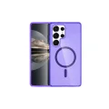 BUĞZ Joko Samsung Galaxy S23 Ultra Kılıf  Magsafe Kapak - Mor