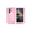 BUĞZ Joko Samsung Galaxy S23 Ultra Kılıf  Magsafe Kapak - Pembe