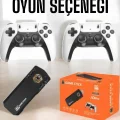BUĞZ Joystick Çift Kollu Oyun Kolu Retro Oyun Yüksek Çözünürlüklü 3D Game