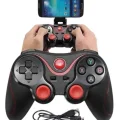  Joystik Gamepad Bluetooth Telefon Tutucu Oyun Kolu Telefon Android Uyumlu