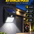 BUĞZ Kablo Gerektirmeyen Solar LED Bahçe ve Veranda Işığı Yeni Nesil