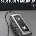  Kablolu Bluetooth Kulaklık Kulak İçi Stereo Mikrofonlu Dijital Göstergeli