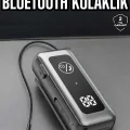  Kablolu Bluetooth Kulaklık Kulak İçi Stereo Mikrofonlu Dijital Göstergeli