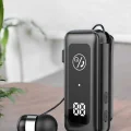  Kablolu Bluetooth Kulaklık Kulak İçi Stereo Mikrofonlu Dijital Göstergeli