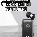  Kablolu Bluetooth Kulaklık Kulak İçi Stereo Mikrofonlu Dijital Göstergeli