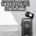 BUĞZ Kablolu Bluetooth Kulaklık Kulak İçi Stereo Mikrofonlu Dijital Göstergeli - BUĞZ