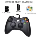 BUĞZ Kablolu joystick siyah Xbox 360 uyumlu hızlı şarj destekli bluetoothsuz garantisiz