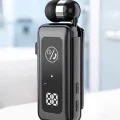  Kablolu Makaralı Bluetooth Kulaklık Uzun Pil Ömrü Dijital Göstergeli