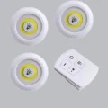  Kablosuz 3 Lü Spot Led Lamba Seti Uzaktan Kumandalı Enerji Tasarruflu Aydınlatma