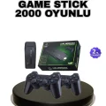 BUĞZ Kablosuz 4K Retro Atari Game Stick – 2 Kollu, 20000 Hazır Oyun