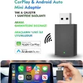BUĞZ Kablosuz Android Auto/Car Play USB Dongle Cihazı