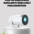BUĞZ Kablosuz Bağlantılı Full HD Ev Sinema Projeksiyonu 160 ANSI Lümen