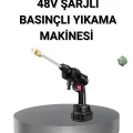 BUĞZ Kablosuz Basınçlı Yıkama Makinesi – 48V Güçlü Motor, 2 Pil ve Köpük Hazneli