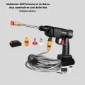 BUĞZ Kablosuz Basınçlı Yıkama Makinesi – 48V Güçlü Motor, 2 Pil ve Köpük Hazneli - Lisinya