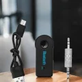 BUĞZ Kablosuz Bluetooth Aux Araç Kiti Siyah Hafıza Kartlı