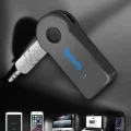BUĞZ Kablosuz Bluetooth Aux Araç Kiti Siyah Hafıza Kartlı