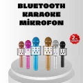 BUĞZ Kablosuz Bluetooth Karaoke Mikrofon  Yankı Efektli