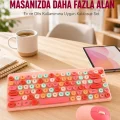 BUĞZ Kablosuz Bluetooth Klavye – Çoklu Cihaz Desteği, Akıllı Güç Tasarrufu Yeni Nesil
