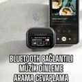  Kablosuz Bluetooth Kulaklık Ekranlı Uzun Şarj Süreli ANC Destekli