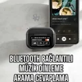 BUĞZ Kablosuz Bluetooth Kulaklık Ekranlı Uzun Şarj Süreli ANC Destekli - BUĞZ