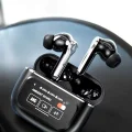 BUĞZ Kablosuz Bluetooth Kulaklık Ekranlı Uzun Şarj Süreli ANC Destekli - BUĞZ