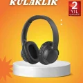 BUĞZ Kablosuz Bluetooth Kulaklık Kulak Üstü Mikrofonlu 5.0 Bluetooth ANC Özelliği - BUĞZ