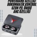  Kablosuz Bluetooth Kulaklık Powerbank Özellikli Göstergeli Hd Mikrofon