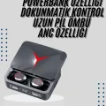 BUĞZ Kablosuz Bluetooth Kulaklık Powerbank Özellikli Göstergeli Hd Mikrofon - BUĞZ