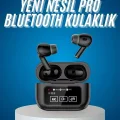 BUĞZ Kablosuz Bluetooth Kulaklık Pro Yeni Nesil Dokunmatik Kontrol - BUĞZ