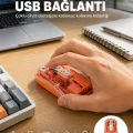 BUĞZ Kablosuz Bluetooth Mouse Şık ve Sessiz Ofis Tasarımı Yeni Nesil