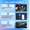 BUĞZ Kablosuz CarPlay & Android Auto Adaptörü - Apple ve Android Cihazlar İçin Evrensel Wireless Carplay Çevirici