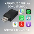 BUĞZ Kablosuz CarPlay & Android Auto Adaptörü - Apple ve Android Cihazlar İçin Evrensel Wireless Carplay Çevirici ( BUĞZ )