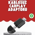 BUĞZ Kablosuz CarPlay Dönüştürücü – Akıllı Tak & Çalıştır Araç Adaptörü