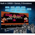BUĞZ Kablosuz Çift Kollu Retro Oyun Kumandası, 32 GB Dahili Hafıza ile PC Uyumlu Siyah Gamepad
