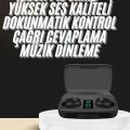  Kablosuz Dijital Göstergeli Çağrı Cevaplayabilen TWS 5.0 Bluetooth Kulaklık