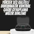 BUĞZ Kablosuz Dijital Göstergeli Çağrı Cevaplayabilen TWS 5.0 Bluetooth Kulaklık - BUĞZ