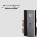 BUĞZ Kablosuz Dijital Lastik Şişirme Pompası LED Işıklı 80W