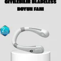 BUĞZ Kablosuz Giyilebilir Boyun Fanı Çift Motorlu ve 5 Kademeli Hız Kontrolü