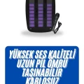 Kablosuz Hoparlör İOS ve Android Uyumlu Şarjlı SD Kart Girişli Bluetooth Hoparlör