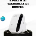 BUĞZ Kablosuz İnternet Genişletici 2.4GHz WiFi Repeater Kolay Kurulumlu