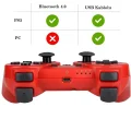 BUĞZ Kablosuz joystick kırmızı renk hızlı şarj özellikli Playstation 3 uyumlu 1 yıl garantili