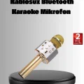 BUĞZ Kablosuz Karaoke Mikrofon USB AUX Destekli Parti ve Eğlence İçin
