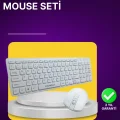 BUĞZ Kablosuz Klavye ve Mouse Seti - Ergonomik Tasarım, Sessiz Kullanım, Geniş Uyumluluk