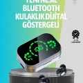 BUĞZ Kablosuz Kulak İçi Bluetooth Kulaklık – Dokunmatik Kontrol ve LED Şarj Ekranı